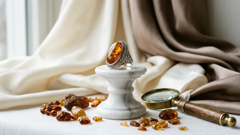 Grosse bague ambre argent : comment bien choisir ?